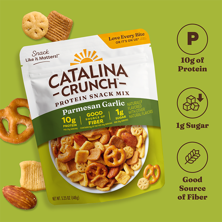 Parmesan Garlic Snack Mix - Fresh Ready