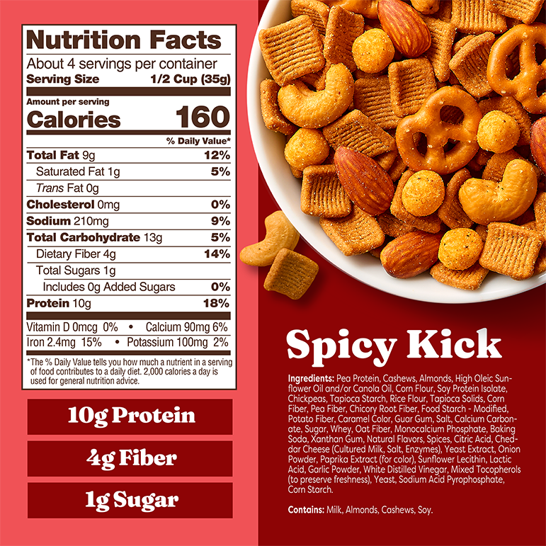Spicy Kick Snack Mix - Bright Touch