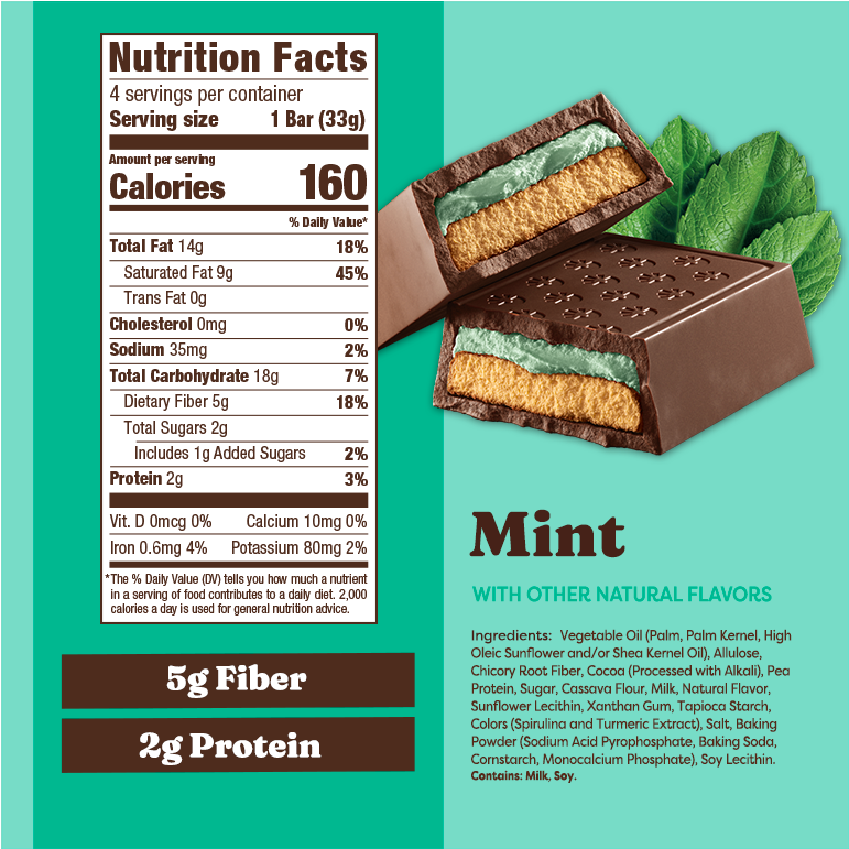 Mint Chocolate Cookie Bars - Fresh Style