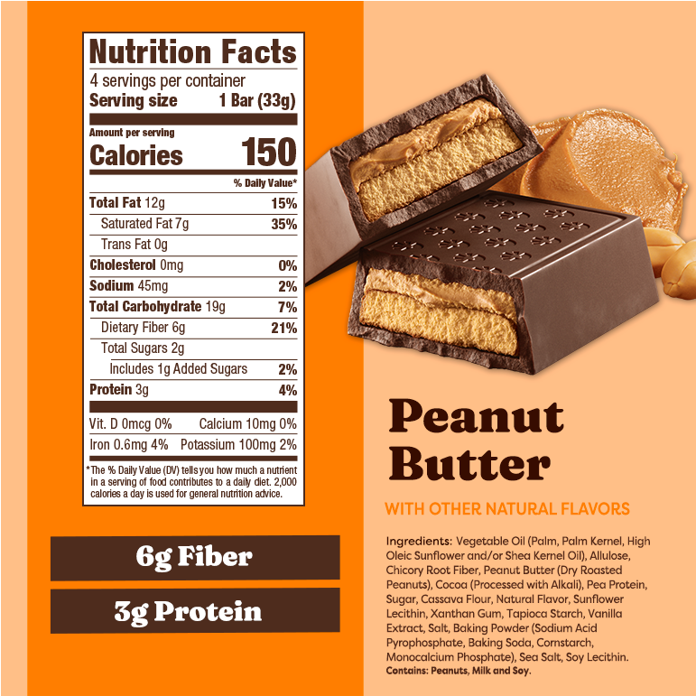 Peanut Butter Chocolate Cookie Bars - Active Ready