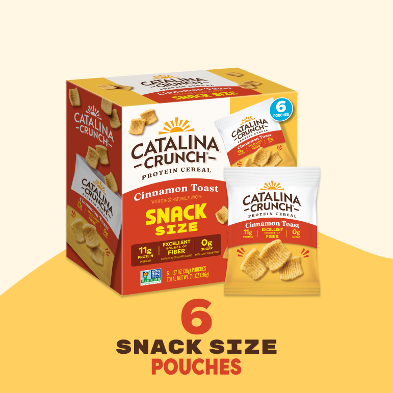 Cinnamon Toast Snack Size Cereal Multipack - Clean Complete Multipack Assortment